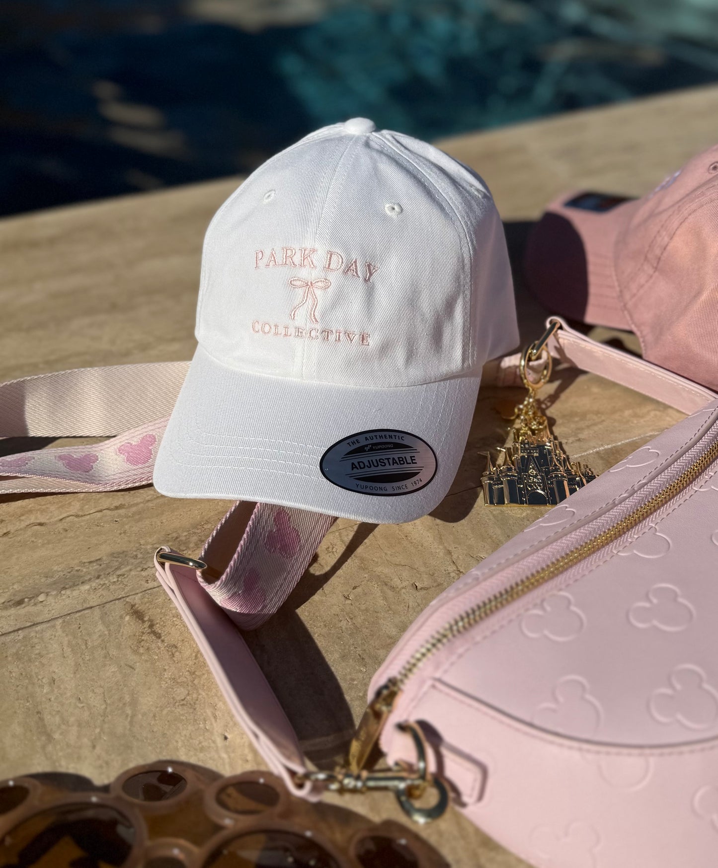 Pink Park Day Collective Embroidered Hat