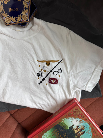 Embroidered Wizard Minimalist Unisex Shirt