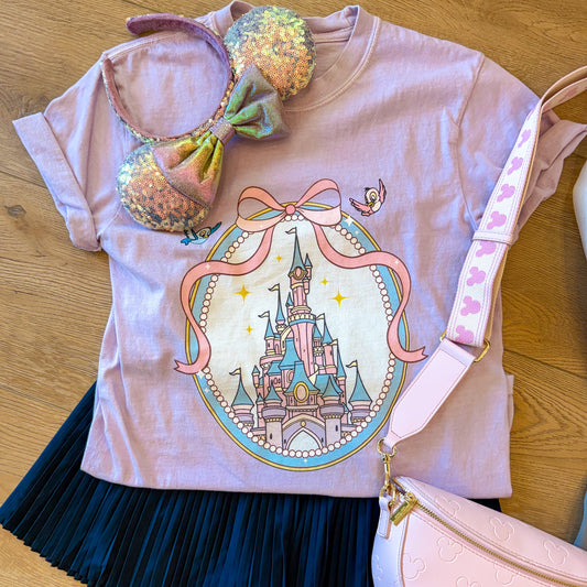 Coquette Castle Graphic T-Shirt | Park Day Outfit
