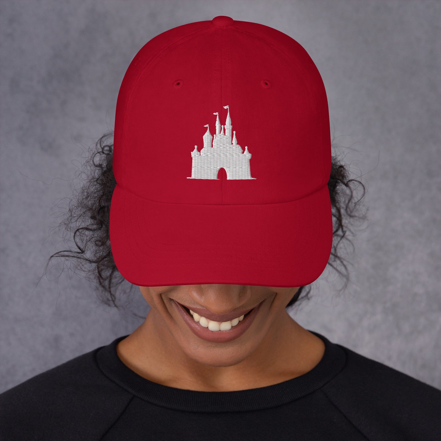 🏰 Dreamer’s Castle Embroidered Fantasy Cap – For the Magic in You