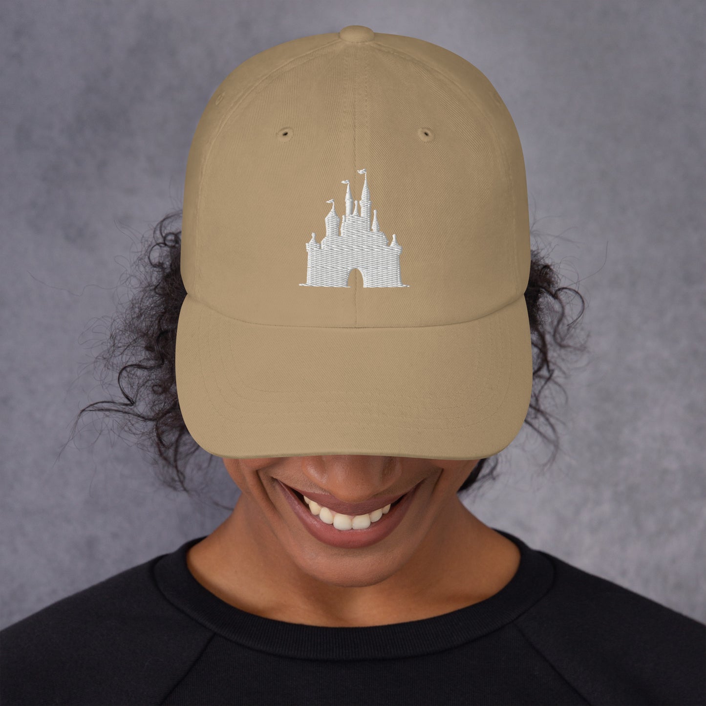 🏰 Dreamer’s Castle Embroidered Fantasy Cap – For the Magic in You