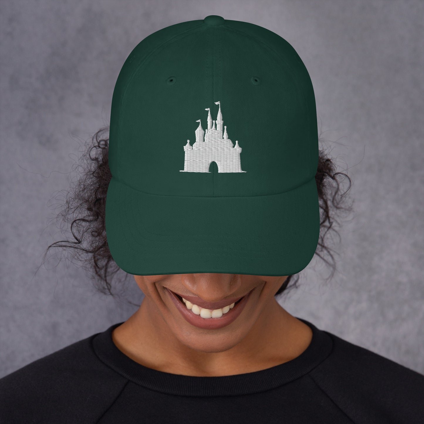 🏰 Dreamer’s Castle Embroidered Fantasy Cap – For the Magic in You