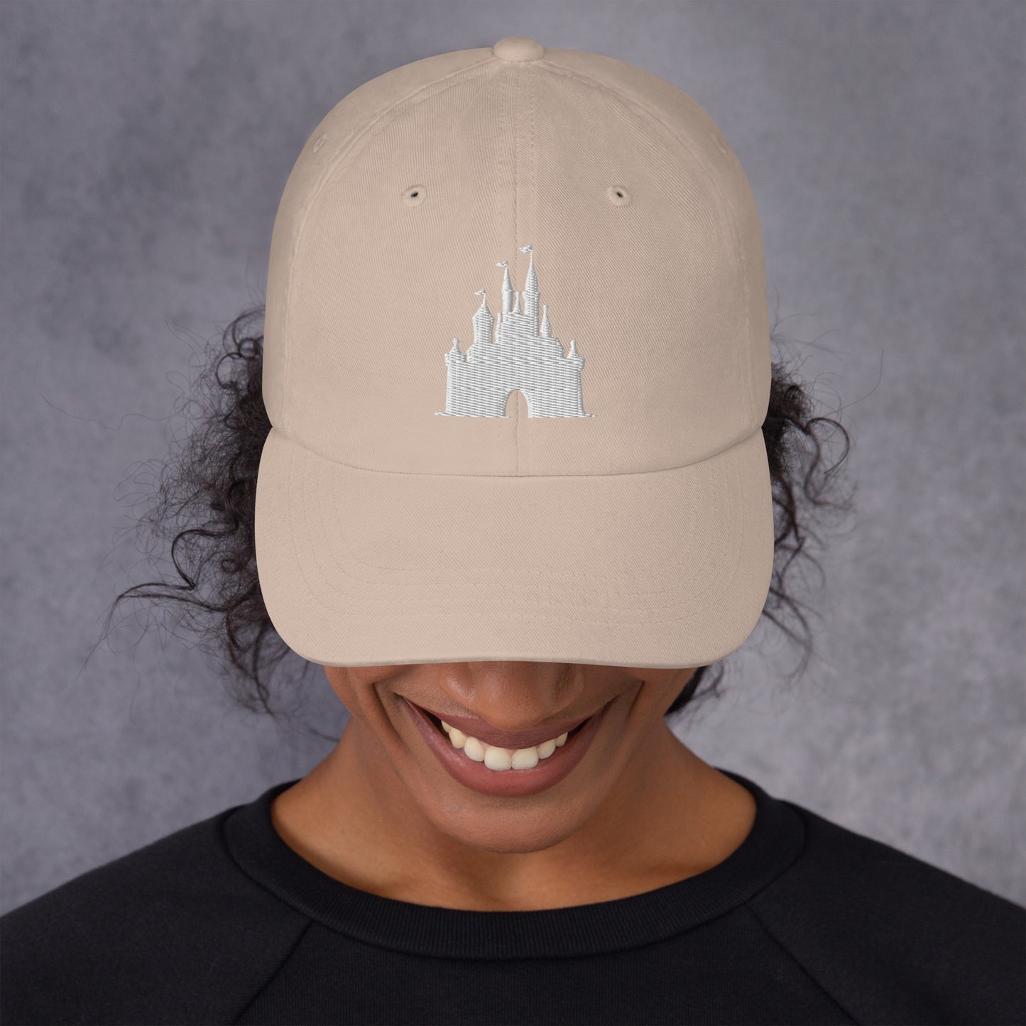 🏰 Dreamer’s Castle Embroidered Fantasy Cap – For the Magic in You
