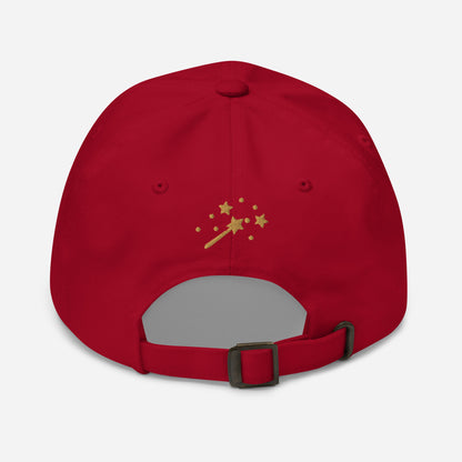 Mystic Wizard Hat Embroidered Cap with Ears – Fantasy-Inspired Streetwear
