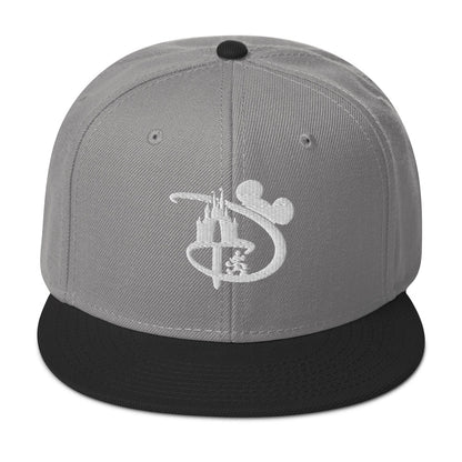 Modern "D" Themepark Flatbill Snapback Cap Hat- FL